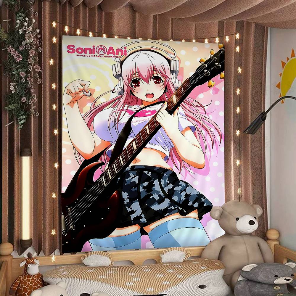 Super Sonico Anime Anime Tapestry Hanging Tarot Hippie Wall Rugs Dorm Wall Hanging Sheets 74x94cm(29x37in)
Super Sonico Anime Anime Tapestry Hanging Tarot Hippie Wall Rugs Dorm Wall Hanging Sheets 74x94cm(29x37in)