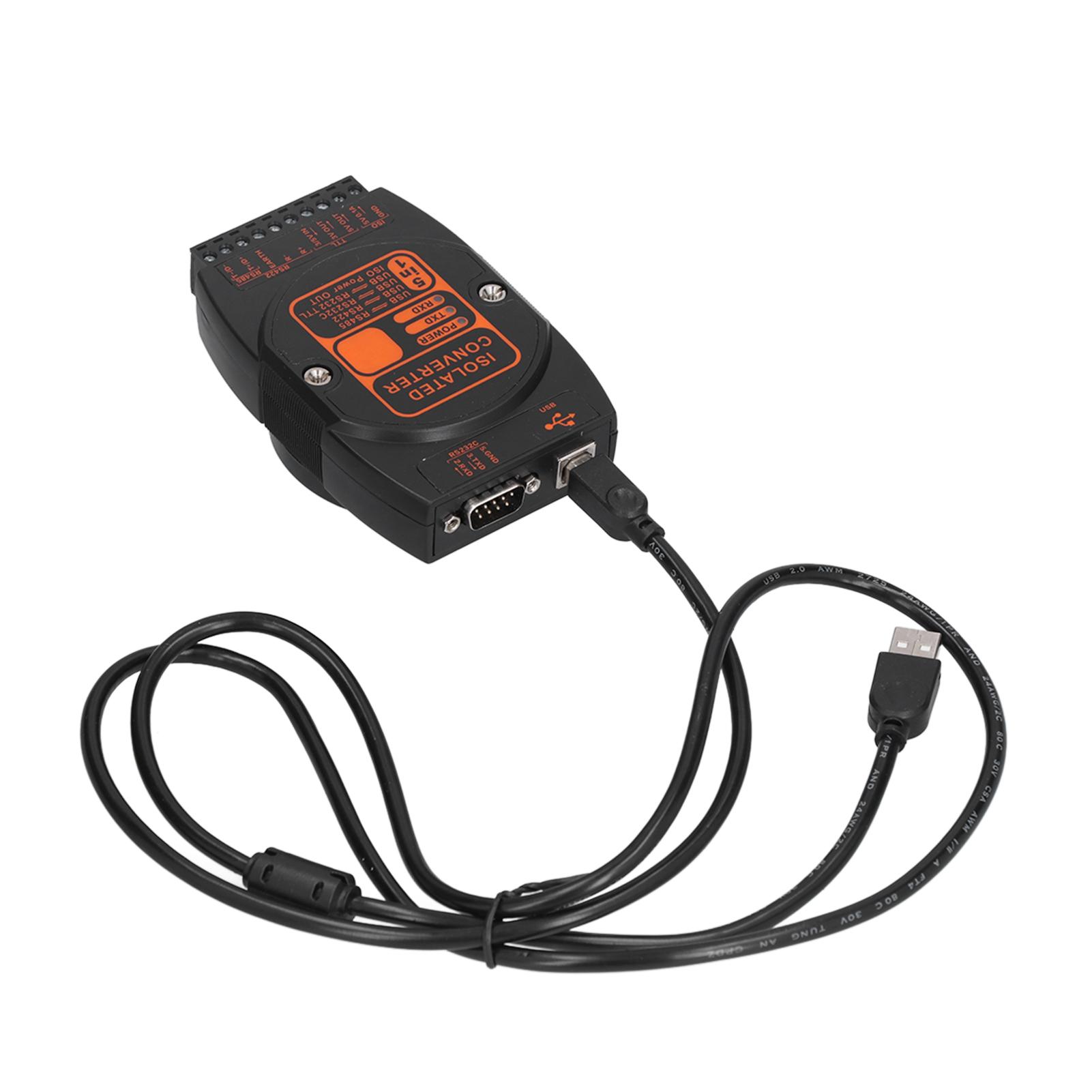 USB to RS485 Adapter 5 in 1 Converter Industrial Grade Isolation to 422 232 ttl DCM2610AFor FTDI Chip 12Mb Rate
USB to RS485 Adapter 5 in 1 Converter Industrial Grade Isolation to 422 232 ttl DCM2610AFor FTDI Chip 12Mb Rate