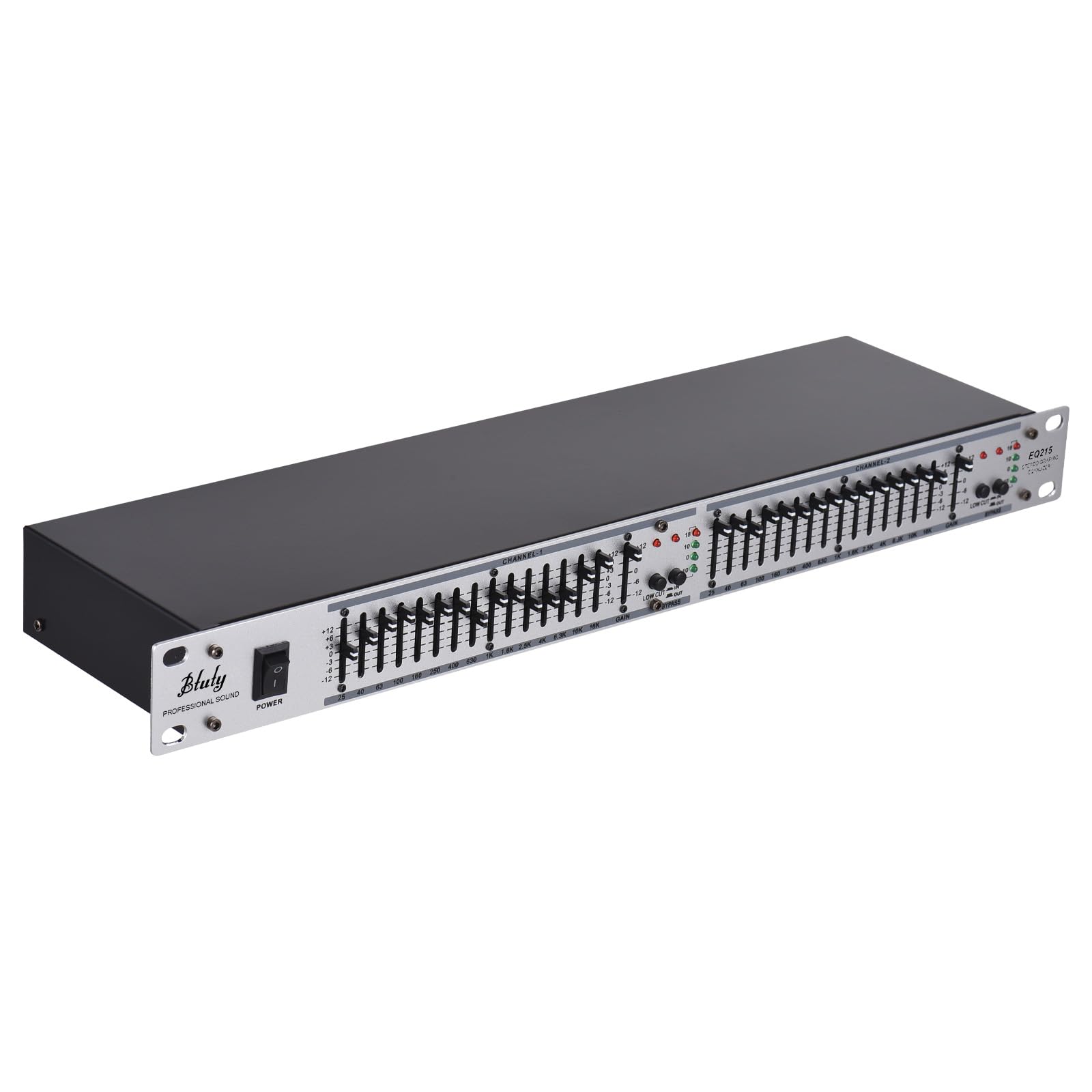 Btu EQ-215 Dual Channel 15 Band Equalizer 1U Rackmount 2 Channel Stereo Graphic Equalizer 110-240V
Btu EQ-215 Dual Channel 15 Band Equalizer 1U Rackmount 2 Channel Stereo Graphic Equalizer 110-240V