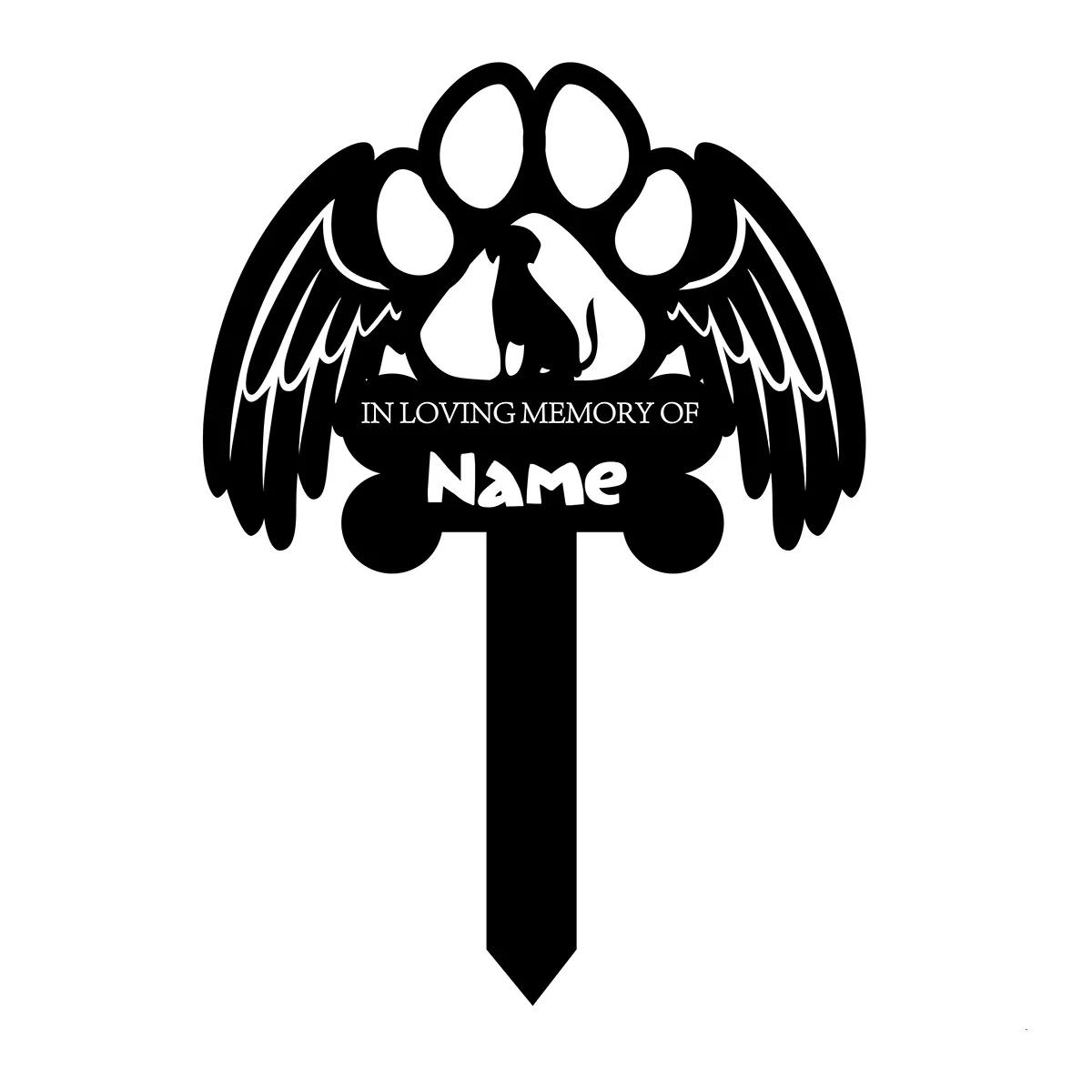 Metal Memorial Angel Wings Grave Stake, Dog Garden Cemetery Marker, Outdoor Metal Yard Decor чорний
Metal Memorial Angel Wings Grave Stake, Dog Garden Cemetery Marker, Outdoor Metal Yard Decor чорний