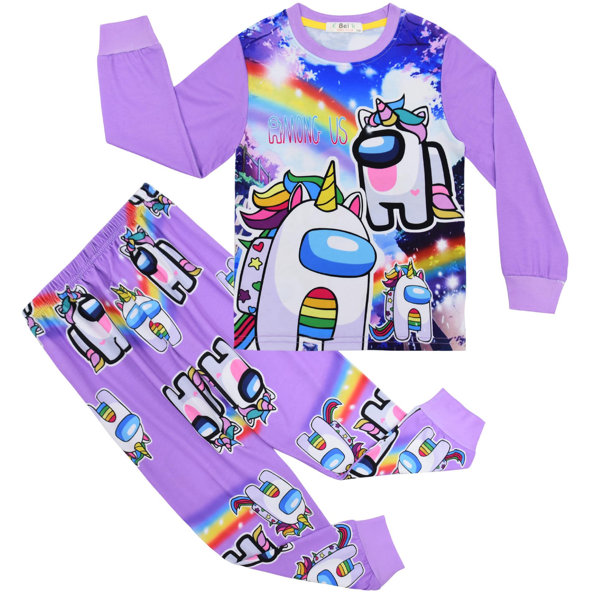 Cartoon Digital Printing Medium And Large Girls Loungewear Set Long-Sleeved Two-Piece Pajamas 598 130
Cartoon Digital Printing Medium And Large Girls Loungewear Set Long-Sleeved Two-Piece Pajamas 598 130