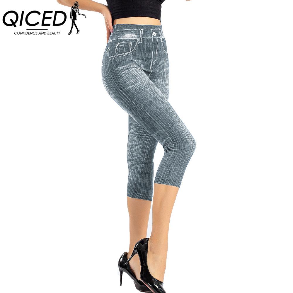 QICED Женские леггинсы с джинсовым принтом, модные облегающие леггинсы, леггинсы под джинсы, короткие леггинсы с принтом, брюки XXXL серый
QICED Женские леггинсы с джинсовым принтом, модные облегающие леггинсы, леггинсы под джинсы, короткие леггинсы с принтом, брюки XXXL серый