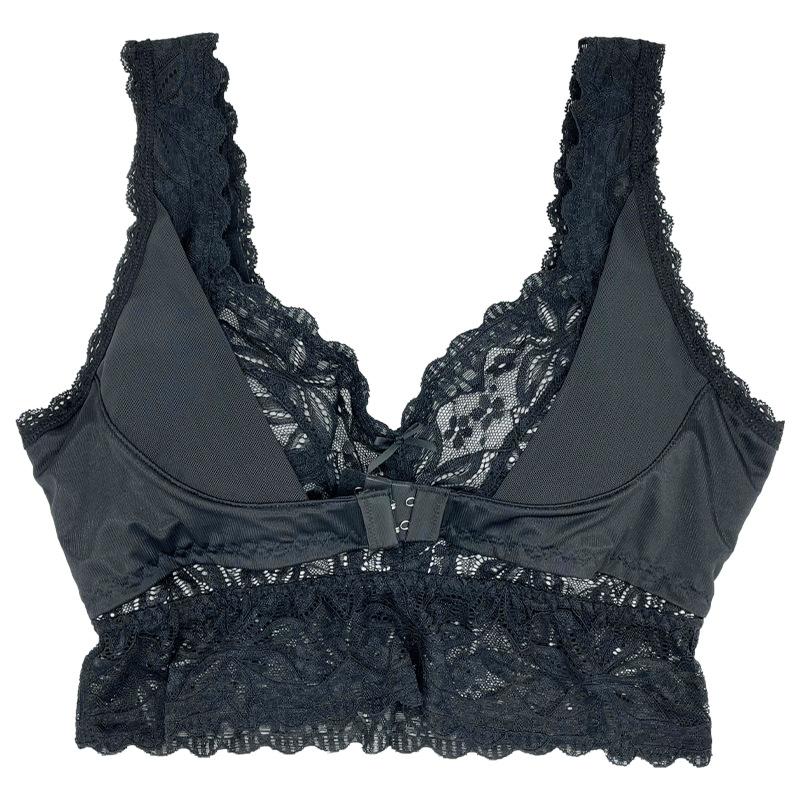 Sexy front buckle gather, top support, secondary breasts, steel rimless, breathable sleep, breast beauty, lace bra S-M/70B
Sexy front buckle gather, top support, secondary breasts, steel rimless, breathable sleep, breast beauty, lace bra S-M/70B