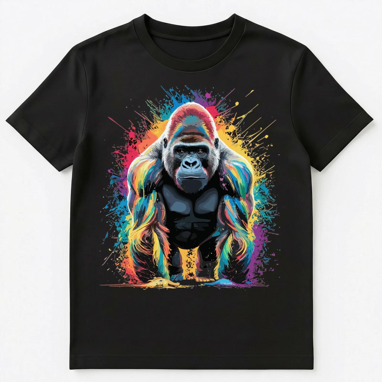 Colorful Paint Splash Big Gorilla Art Graphic Unisex T-Shirt 4XL
Colorful Paint Splash Big Gorilla Art Graphic Unisex T-Shirt 4XL