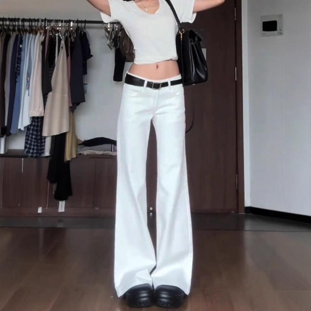 Women s White Low-Waisted Micro-Flare Jeans - Slimming, Versatile Wide-Leg Summer Pants (2025) Small
Women s White Low-Waisted Micro-Flare Jeans - Slimming, Versatile Wide-Leg Summer Pants (2025) Small