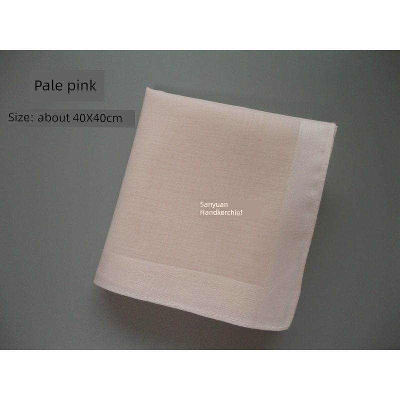 Тонкий мерсеризованный хлопок из пряжи высокой плотности, однотонный, специальный носовой платок Light pink
Тонкий мерсеризованный хлопок из пряжи высокой плотности, однотонный, специальный носовой платок Light pink