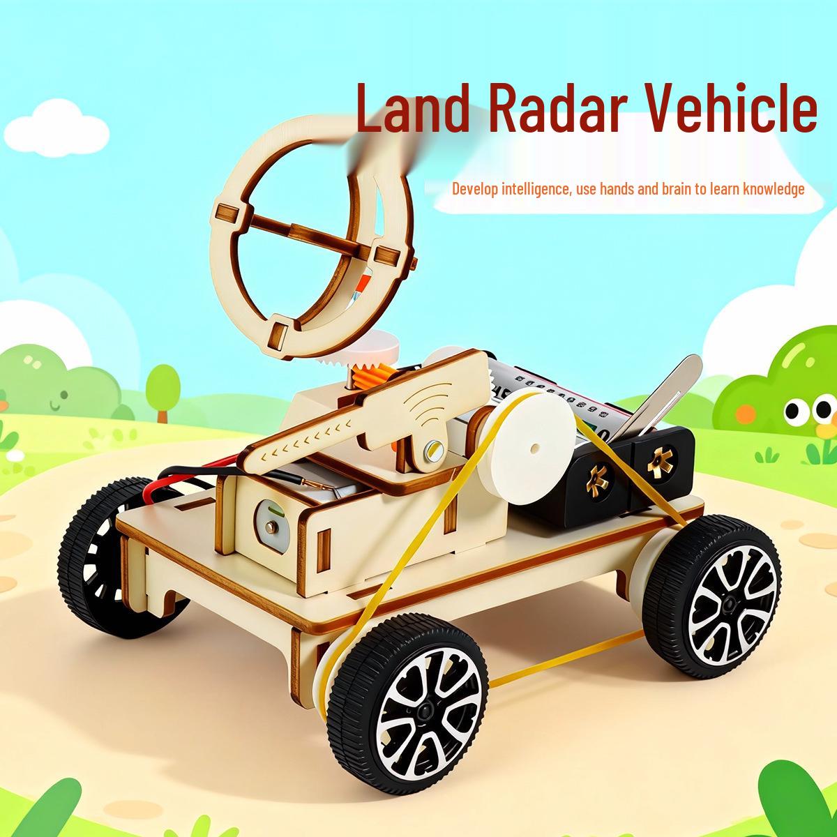 Battlefield Radar Vehicle Wooden Assembly Kit for Kids - STEM Educational Science Experiment. See packaging
Battlefield Radar Vehicle Wooden Assembly Kit for Kids - STEM Educational Science Experiment. See packaging