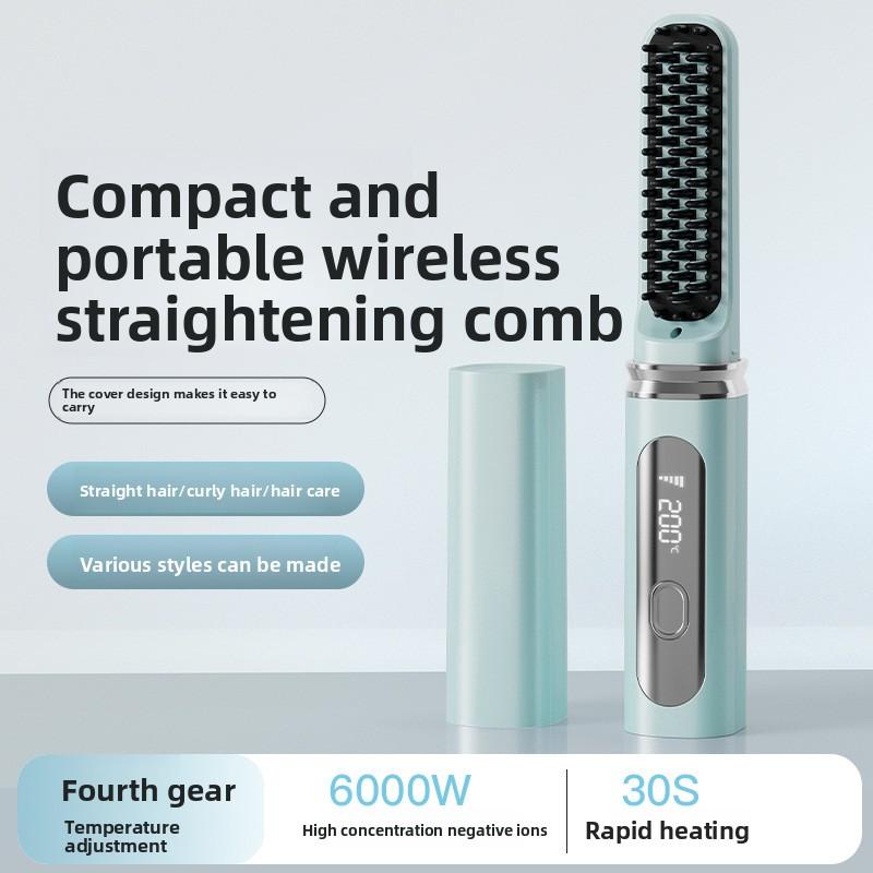 New Household Hair Straightener Wireless Charging Hair Straightener Curling Hair Portable Hair Straightener Electric Styling Comb Chinese
New Household Hair Straightener Wireless Charging Hair Straightener Curling Hair Portable Hair Straightener Electric Styling Comb Chinese