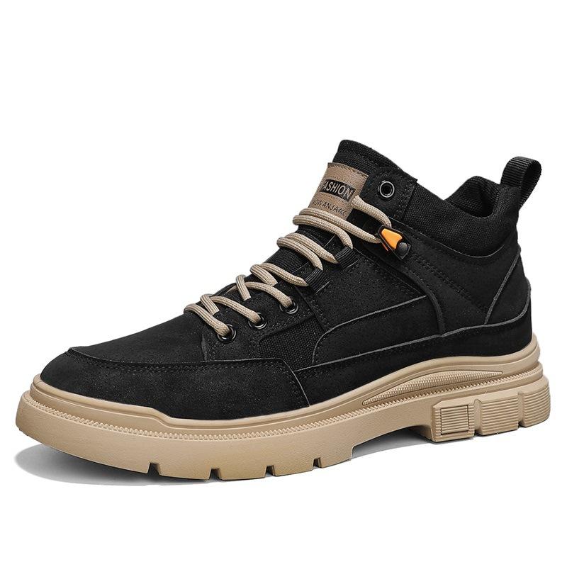 High-top lace-up casual men s shoes autumn outdoor fashion thick-soled tooling shoes young and young solid color labor insurance Martin boots 39
High-top lace-up casual men s shoes autumn outdoor fashion thick-soled tooling shoes young and young solid color labor insurance Martin boots 39