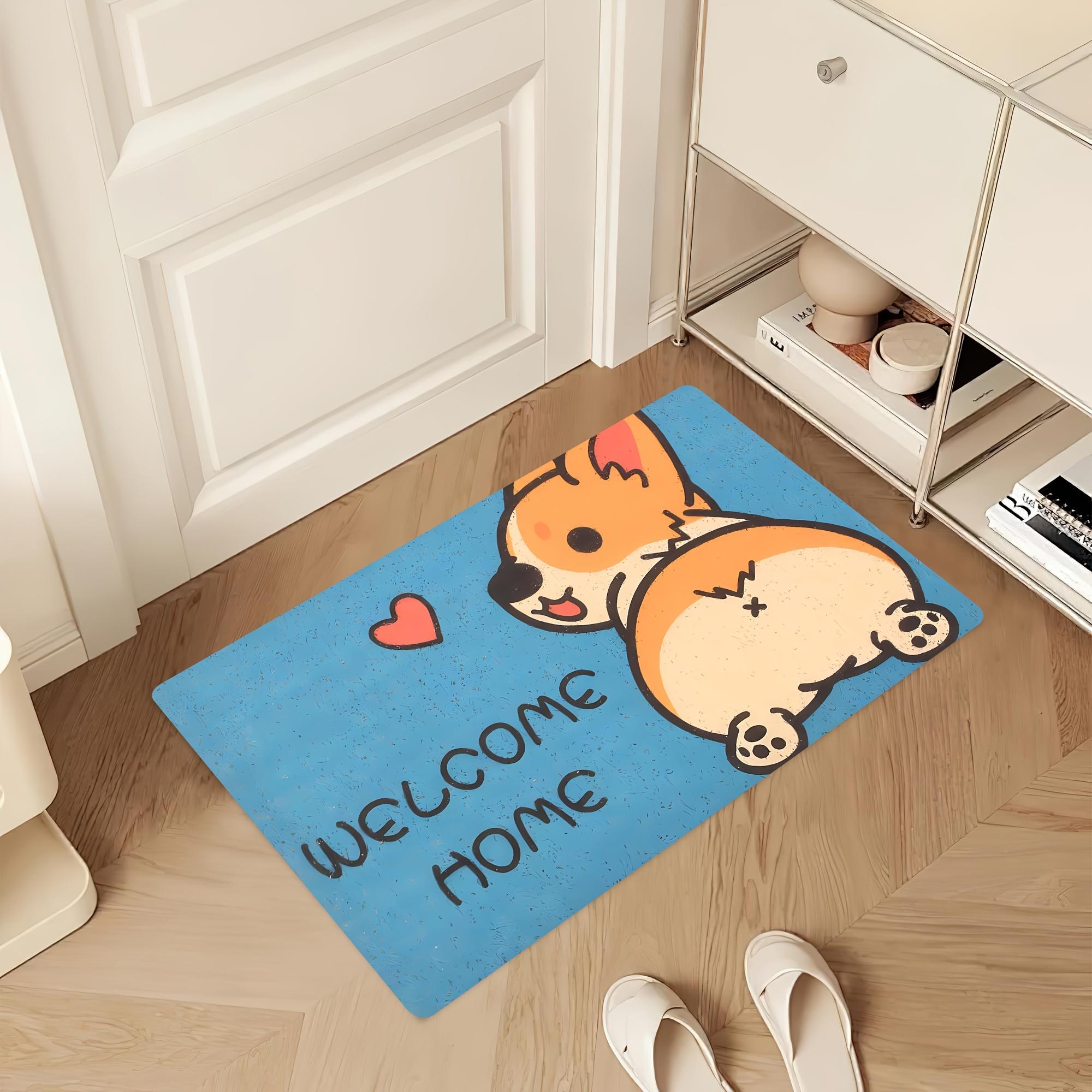 1pc Corgi Welcome Doormat - Polyester, PVC Backed, Rectangular, Hand Washable - Decorative Front Porch Rug for Home Entrance 40X60cm
1pc Corgi Welcome Doormat - Polyester, PVC Backed, Rectangular, Hand Washable - Decorative Front Porch Rug for Home Entrance 40X60cm