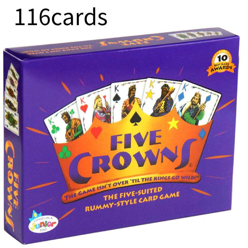 Карточная игра Crown Five Набор Классическая настольная игра Стиль Вечеринка Повседневное развлечение
Карточная игра Crown Five Набор Классическая настольная игра Стиль Вечеринка Повседневное развлечение