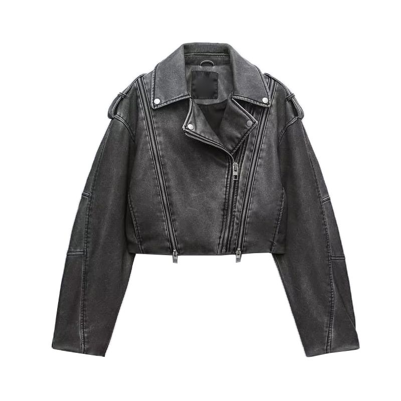 Новое поступление осени Американская ретро стильная куртка из искусственной кожи с эффектом потертости мотоциклетная верхняя одежда 4341726 Gray L
Новое поступление осени Американская ретро стильная куртка из искусственной кожи с эффектом потертости мотоциклетная верхняя одежда 4341726 Gray L
