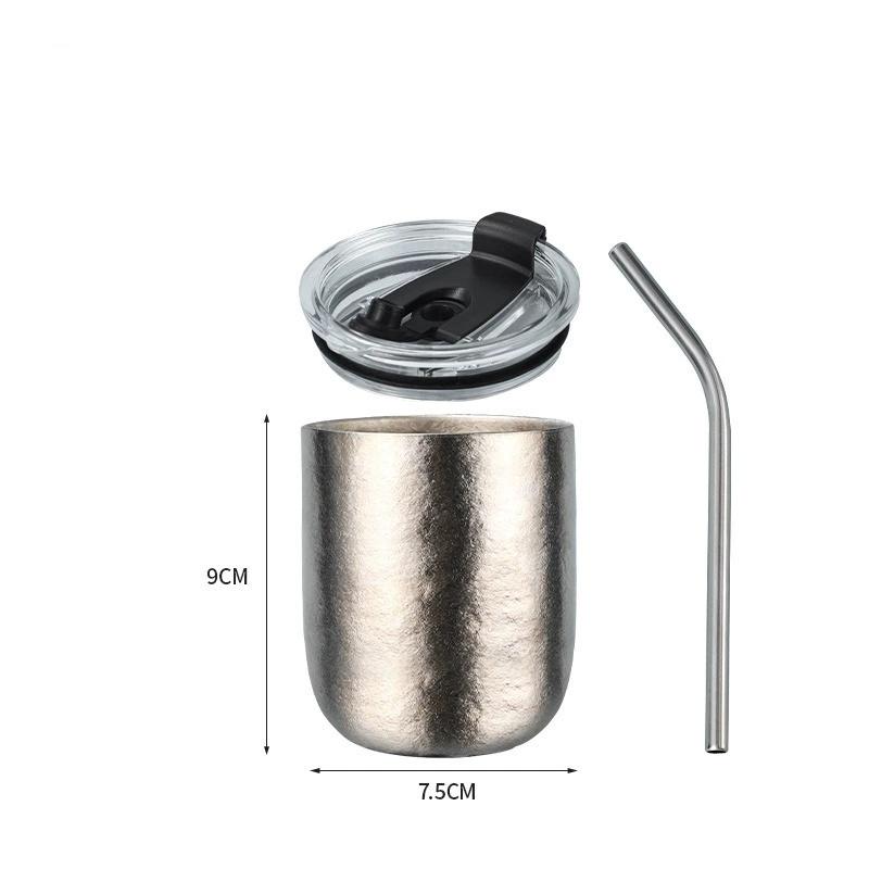 260/360ML Eggshell Cup Double Layer Pure Titanium Heat Insulation Anti-scald Antibacterial and Mildew Household U-shaped Mug 1set
260/360ML Eggshell Cup Double Layer Pure Titanium Heat Insulation Anti-scald Antibacterial and Mildew Household U-shaped Mug 1set
