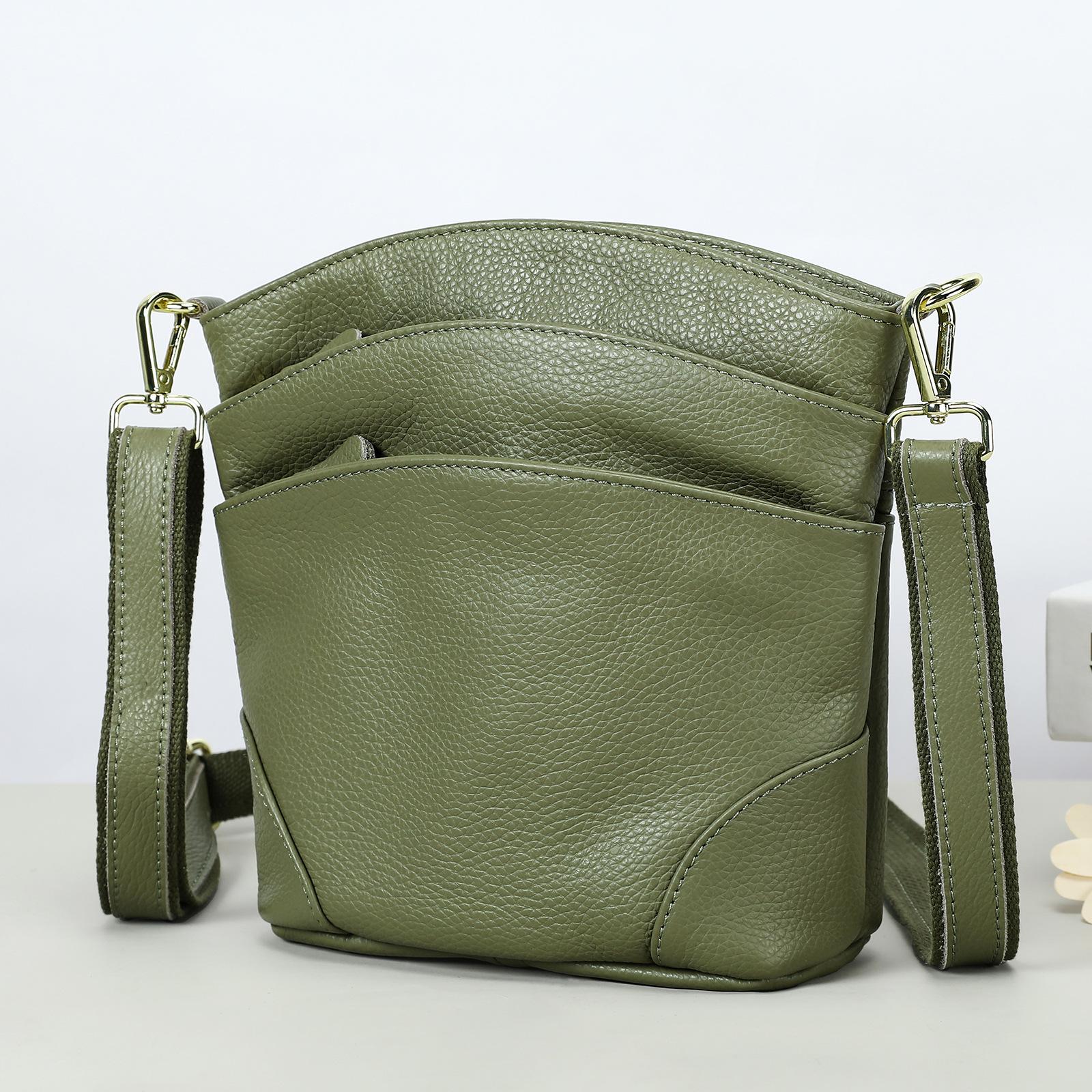 Genuine Leather Women Messenger Bags Cow Leather Crossbody Shoulder Bag Small Female Handbags Capacity Phe Bag for Girls grass зелений колір
Genuine Leather Women Messenger Bags Cow Leather Crossbody Shoulder Bag Small Female Handbags Capacity Phe Bag for Girls grass зелений колір
