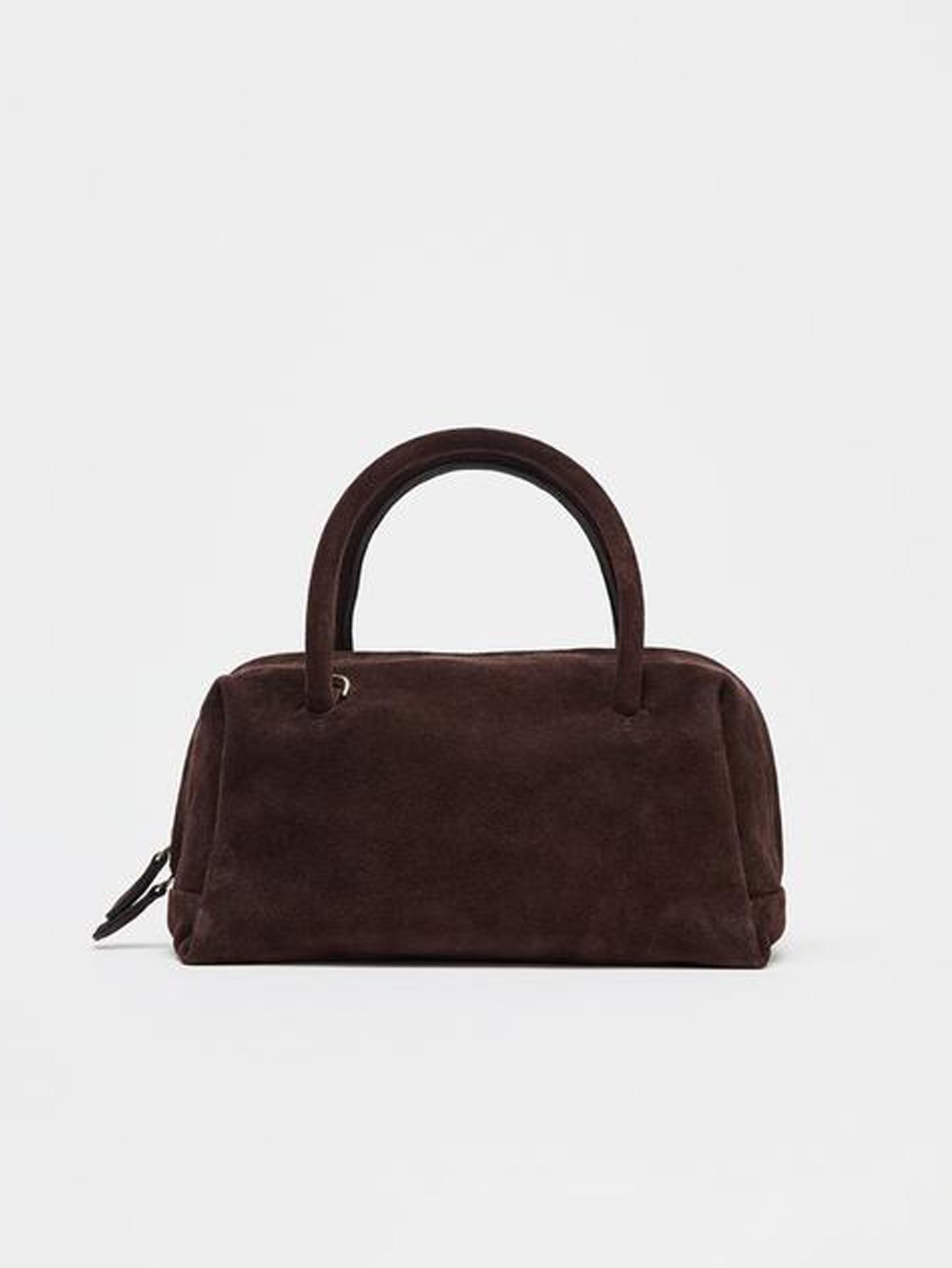 Ladies single-shoulder bag, suede hand-held crossbody zipper bowling bag, Bost Korean wave women s bag S кавовий
Ladies single-shoulder bag, suede hand-held crossbody zipper bowling bag, Bost Korean wave women s bag S кавовий