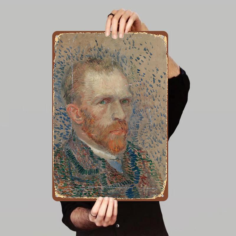 Van Gogh Self Portrait Metal Iron Painting Vintage European Home Wall Art Decorative Hanging Ornament 7.9x11.8In(20x30cm)
Van Gogh Self Portrait Metal Iron Painting Vintage European Home Wall Art Decorative Hanging Ornament 7.9x11.8In(20x30cm)