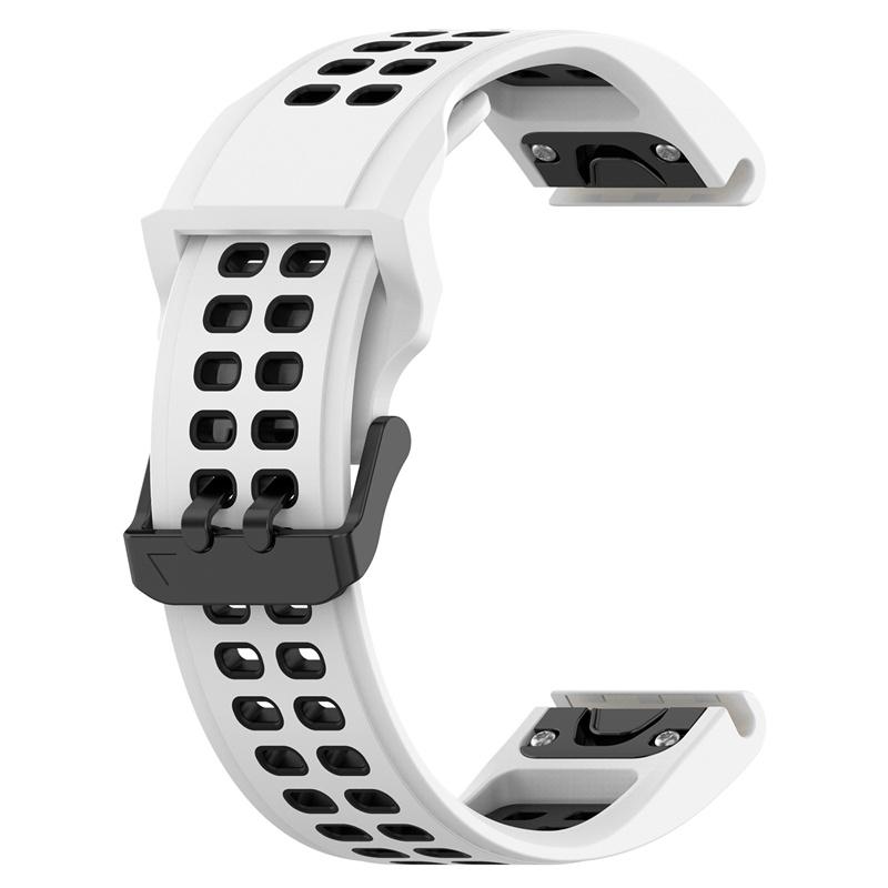 For Garmin Enduro 2/Tactix 7 Silicone Watch Band 26mm Dual Color Breathable Wrist Strap Bracelet Accessories White/Black
For Garmin Enduro 2/Tactix 7 Silicone Watch Band 26mm Dual Color Breathable Wrist Strap Bracelet Accessories White/Black