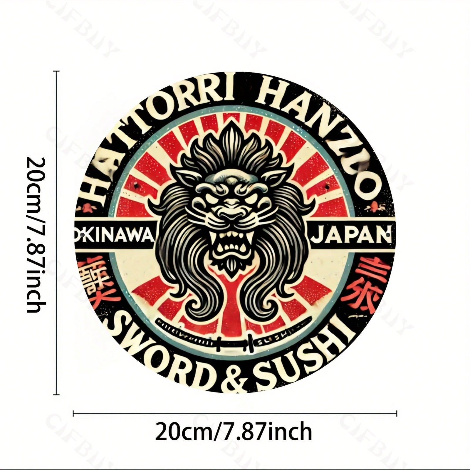 Vintage Hattori Hanzo Metal Tin Sign Wall Art Decor Gift for Home Office Bar Cafe Indoor Outdoor різнокольоровий
Vintage Hattori Hanzo Metal Tin Sign Wall Art Decor Gift for Home Office Bar Cafe Indoor Outdoor різнокольоровий