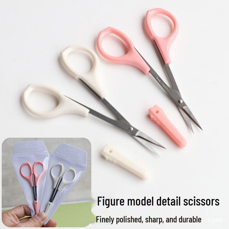 Polymer Clay Fine Pointed Straight and Curved Scissors - Lightweight Figurine Detailing Tools Straight Scissors (with protective cover and bag)
Polymer Clay Fine Pointed Straight and Curved Scissors - Lightweight Figurine Detailing Tools Straight Scissors (with protective cover and bag)
