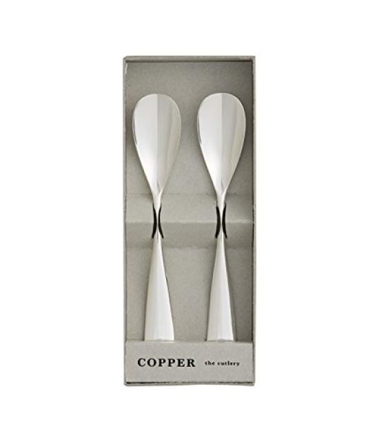 COPPER the cutlery Ice cream spoon Silver Mirror Pair set Couple Gift box Present Melt and scoop with the heat of your hands Thermal conductivity Pure
COPPER the cutlery Ice cream spoon Silver Mirror Pair set Couple Gift box Present Melt and scoop with the heat of your hands Thermal conductivity Pure
