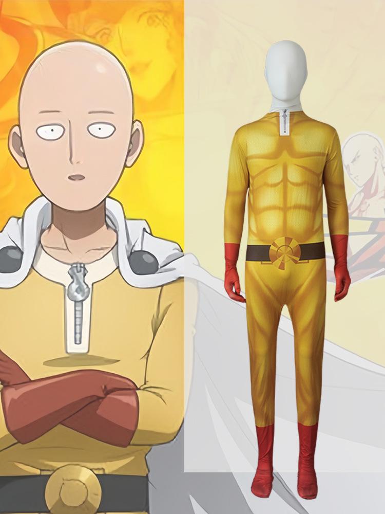 One-Punch Man Saitama-Style Children s Halloween Costume Jumpsuit with Cape 130 cm
One-Punch Man Saitama-Style Children s Halloween Costume Jumpsuit with Cape 130 cm