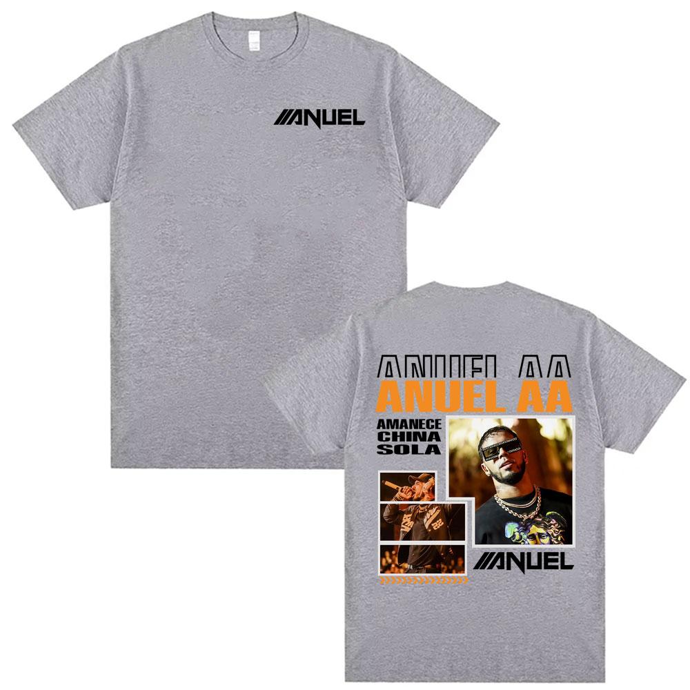 Rapper Anuel AA Real Hasta La Muerte T Shirts Men Women Fashion Harajuku Streetwear Tshirts Hip Hop Summer Short Sleeve T Shirt M
Rapper Anuel AA Real Hasta La Muerte T Shirts Men Women Fashion Harajuku Streetwear Tshirts Hip Hop Summer Short Sleeve T Shirt M