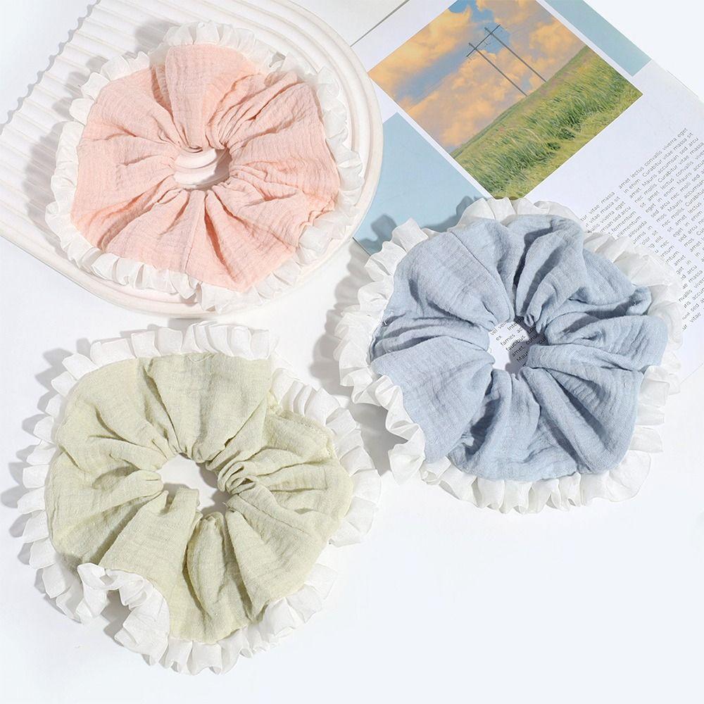 Cotton Linen Pleated Scrunchies Large Ponytail Holder Hair Tie Sweet Princess Headpiece світло-зелений колір
Cotton Linen Pleated Scrunchies Large Ponytail Holder Hair Tie Sweet Princess Headpiece світло-зелений колір