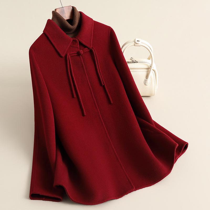 2025 Spring Women s New Chinese Style Red Wool Double-Sided Short Coat L (116-130 jin)
2025 Spring Women s New Chinese Style Red Wool Double-Sided Short Coat L (116-130 jin)