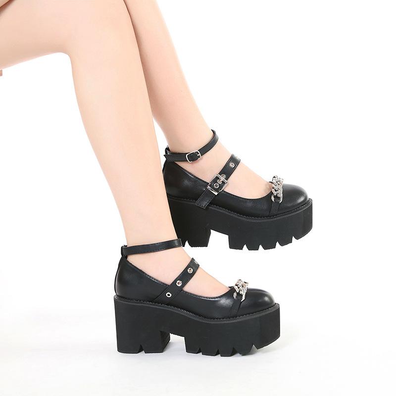 thick-soled muffin single shoes women s shoes thick-soled waterproof table belt buckle metal chain women s shoes 35
thick-soled muffin single shoes women s shoes thick-soled waterproof table belt buckle metal chain women s shoes 35