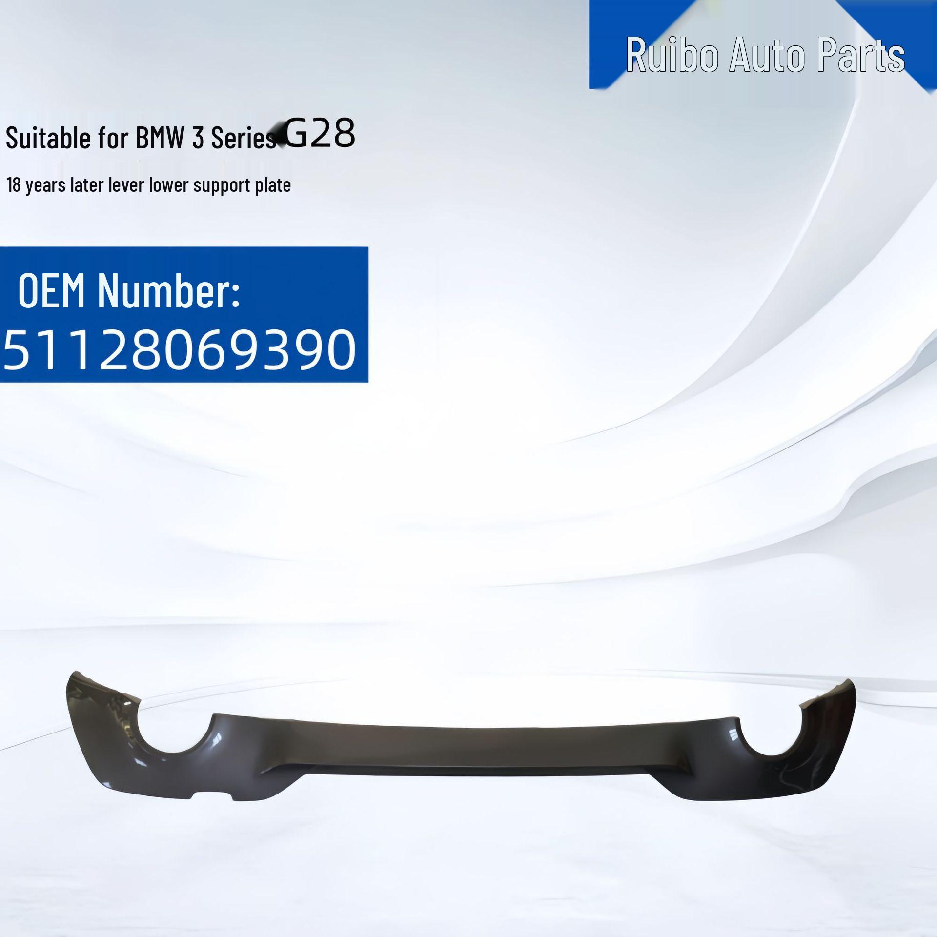 BMW 3 Series G20/G28 Rear Bumper Diffuser Trim 51128069390 RUIBO
BMW 3 Series G20/G28 Rear Bumper Diffuser Trim 51128069390 RUIBO