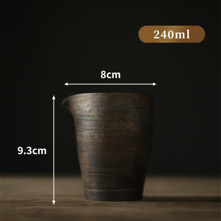 240ml Handmade Thin Tire Ceramic Tea Pitcher Retro Japanese Rough Pottery Fair Cup Tea Divider Chahai Kung Fu Teaset Accessories
240ml Handmade Thin Tire Ceramic Tea Pitcher Retro Japanese Rough Pottery Fair Cup Tea Divider Chahai Kung Fu Teaset Accessories