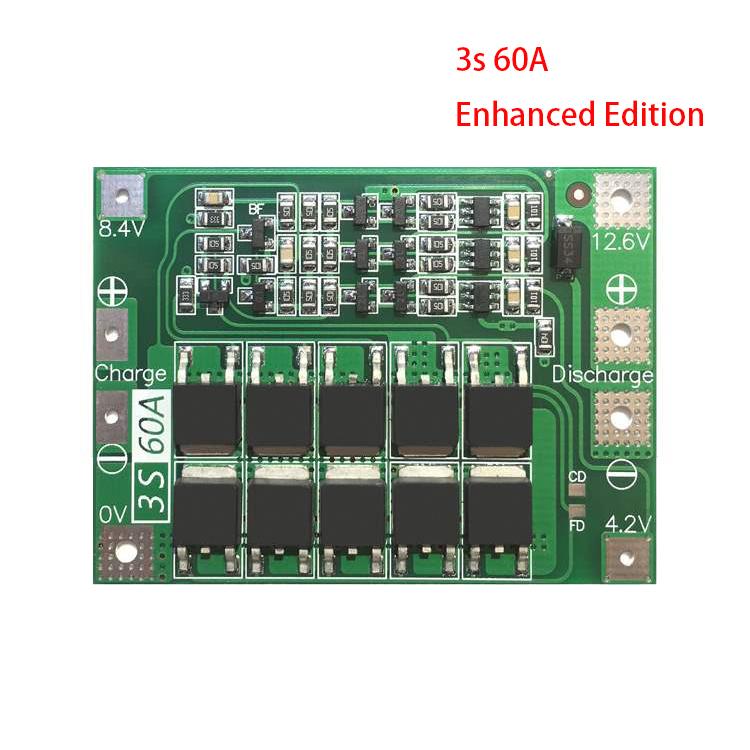 3S/4S 40A 60A Li-ion Lithium Battery Charger Protection Board 18650 BMS For Drill Motor 11.1V 12.6V/14.8V 16.8V Enhance/Balance
3S/4S 40A 60A Li-ion Lithium Battery Charger Protection Board 18650 BMS For Drill Motor 11.1V 12.6V/14.8V 16.8V Enhance/Balance