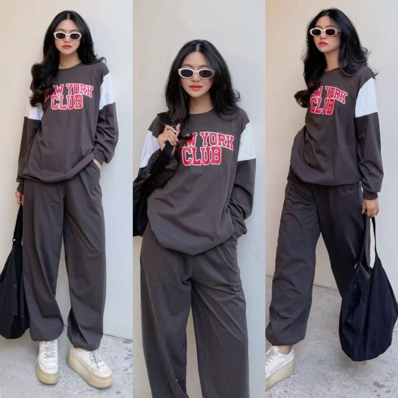 Women s Retro Letter Print Hoodie & Joggers Set - Spring/Fall One Size without Pockets темно-сірий
Women s Retro Letter Print Hoodie & Joggers Set - Spring/Fall One Size without Pockets темно-сірий