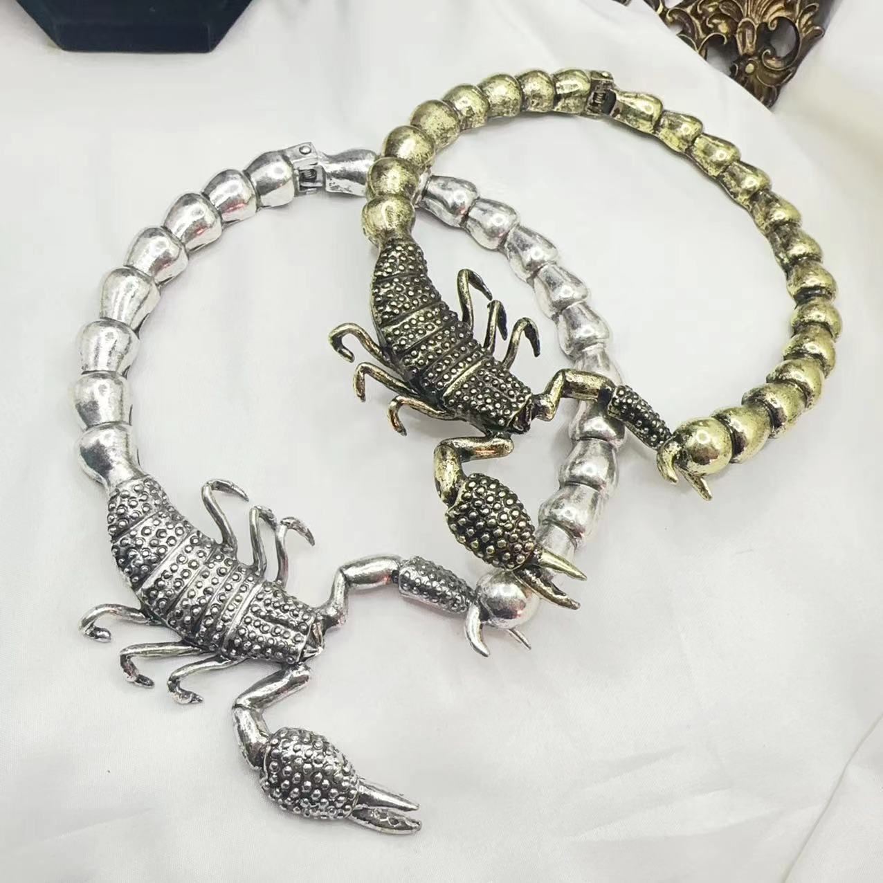 Ожерелье Воротник-Скорпион в стиле ретро: Тенденция европейского и американского стиля панк» 
Ожерелье Воротник-Скорпион в стиле ретро: Тенденция европейского и американского стиля панк»