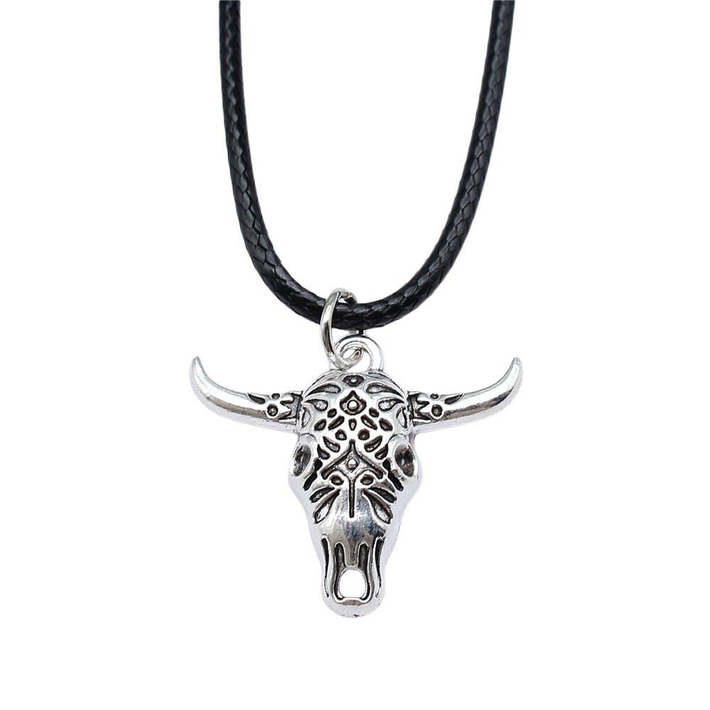Enamel Pendant Necklace Gothic Halloween Day Jewelry Cow 45cm Leather Chain A24-1pcs-25x29mm
Enamel Pendant Necklace Gothic Halloween Day Jewelry Cow 45cm Leather Chain A24-1pcs-25x29mm