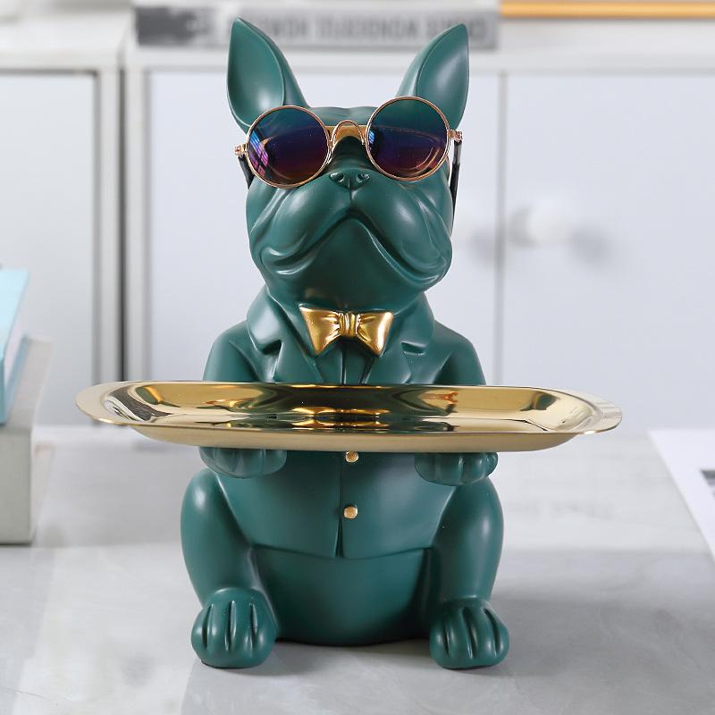 French Bulldog Statue Resin Bulldog Key Tray for Entryway Decor Key Holder Organizer Home Ornaments Decoration Bulldog Gifts бірюзовий
French Bulldog Statue Resin Bulldog Key Tray for Entryway Decor Key Holder Organizer Home Ornaments Decoration Bulldog Gifts бірюзовий
