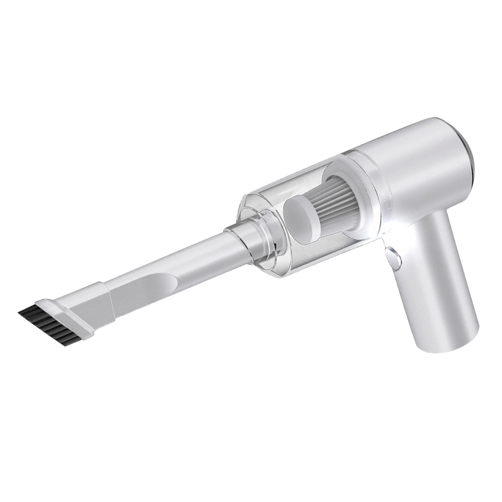 Car Vacuum Cleaner Handheld Cordless Vacuum Cleaners 120W 6000Pa High Power Built in LED Light Portable Vacuums for Car білий
Car Vacuum Cleaner Handheld Cordless Vacuum Cleaners 120W 6000Pa High Power Built in LED Light Portable Vacuums for Car білий