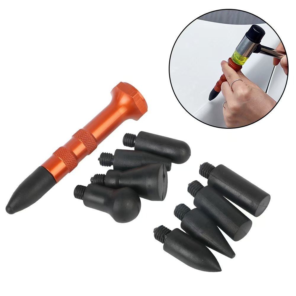 Tap Down Pen Car Dent Hammer Bulge Remover Removal Tools Useful Auto Sheet Metal Set Accessories чорний
Tap Down Pen Car Dent Hammer Bulge Remover Removal Tools Useful Auto Sheet Metal Set Accessories чорний