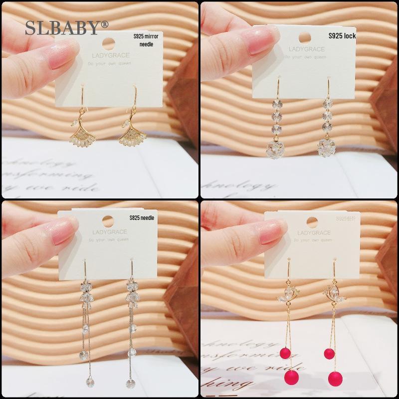 925 Silver Needle Long Tassel Dangle Earrings - High Quality Fish Hook Earrings for Women
925 Silver Needle Long Tassel Dangle Earrings - High Quality Fish Hook Earrings for Women