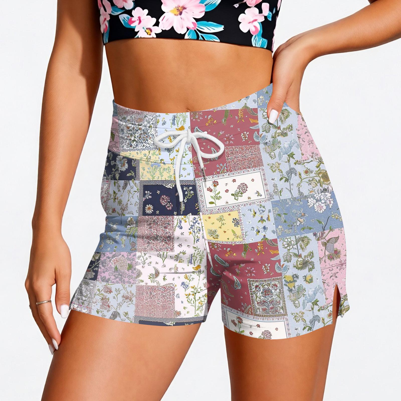 Women’s Drawstring Waist Patchwork Print Shorts Casual Lightweight Elastic Waistband Summer Lounge Shorts XL небо синє кольору
Women’s Drawstring Waist Patchwork Print Shorts Casual Lightweight Elastic Waistband Summer Lounge Shorts XL небо синє кольору