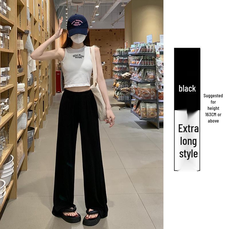 Women s 2026 Spring/Summer High-Waist Loose Drape Wide-Leg Leisure Pants S (80-95 jin)
Women s 2026 Spring/Summer High-Waist Loose Drape Wide-Leg Leisure Pants S (80-95 jin)