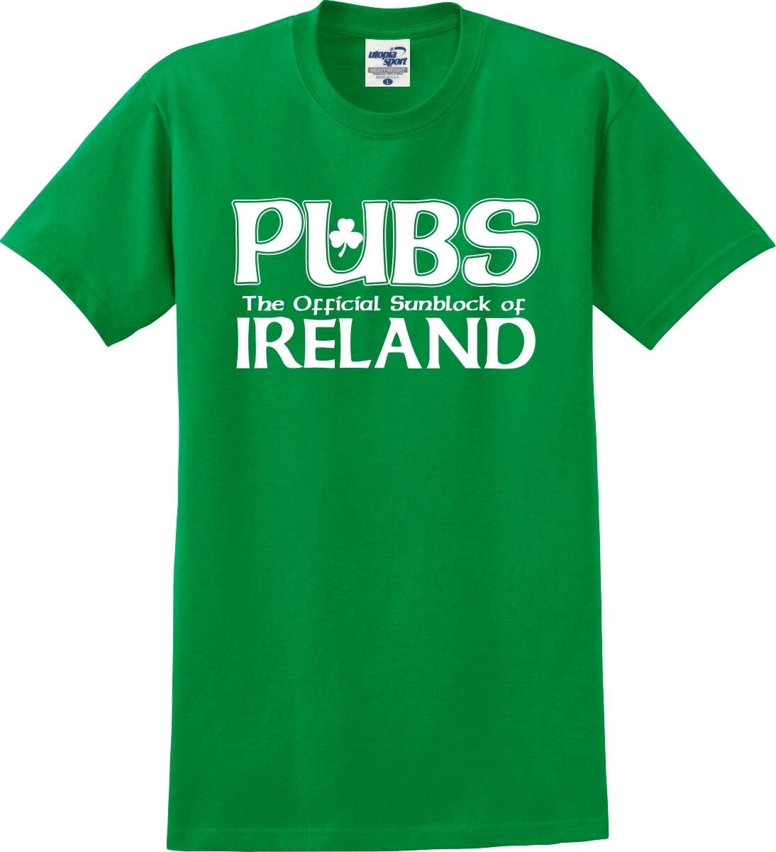 Pubs The Official Sunblock of Ireland Funny Unisex T shirt (S-5X) S
Pubs The Official Sunblock of Ireland Funny Unisex T shirt (S-5X) S