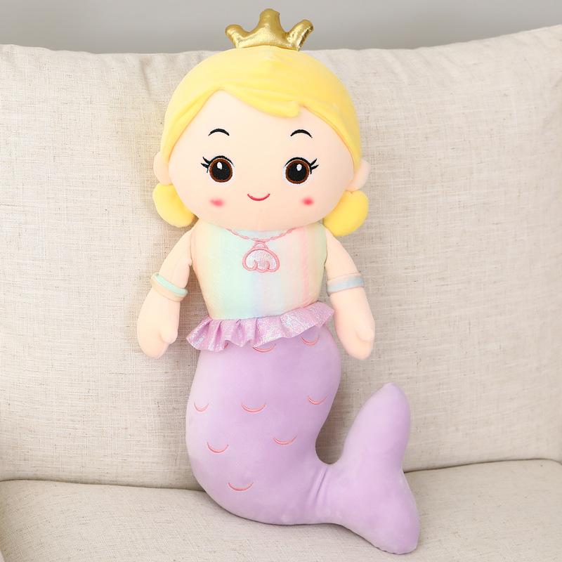 30/40/55cm Crown Mermaid Plush Doll Cartoon Princess Plushie Figure Toy Stuffed Animal Sleeping Pillow Gift Kids Girls Birthday 30cm фіолетовий
30/40/55cm Crown Mermaid Plush Doll Cartoon Princess Plushie Figure Toy Stuffed Animal Sleeping Pillow Gift Kids Girls Birthday 30cm фіолетовий