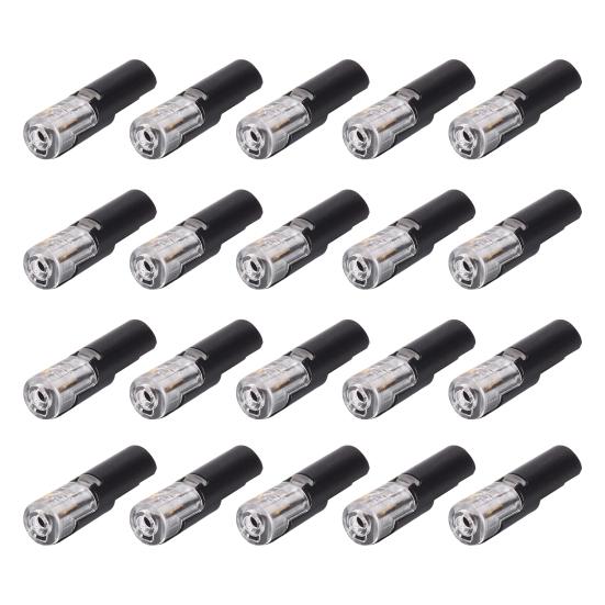 10/20/30/50Pcs Wire Plug-in Connector with Locking Buckle Low Voltage Wire Quick Connector Quick-Clip Fasteners Multi-Purpose Snap-On Blocks 20PCS
10/20/30/50Pcs Wire Plug-in Connector with Locking Buckle Low Voltage Wire Quick Connector Quick-Clip Fasteners Multi-Purpose Snap-On Blocks 20PCS