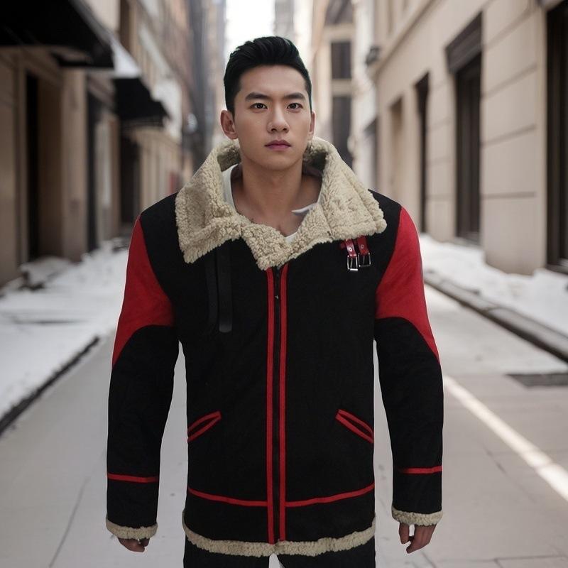 Зимнее меховое интегрированное утолщенное пальто мужское пальто контрастная куртка 5XL
Зимнее меховое интегрированное утолщенное пальто мужское пальто контрастная куртка 5XL