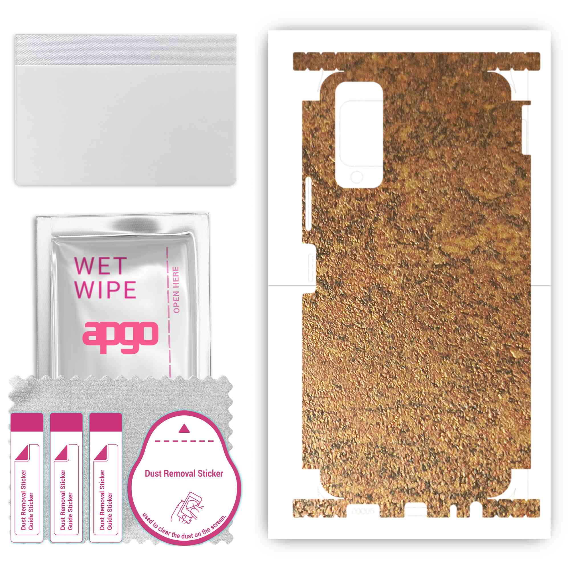 apgo Protective Skin Sticker for the back+sides compatible with Vivo iQOO U1x, Full Wrap Film, Foil, Vinyl - Pattern Rusty Copper
apgo Protective Skin Sticker for the back+sides compatible with Vivo iQOO U1x, Full Wrap Film, Foil, Vinyl - Pattern Rusty Copper