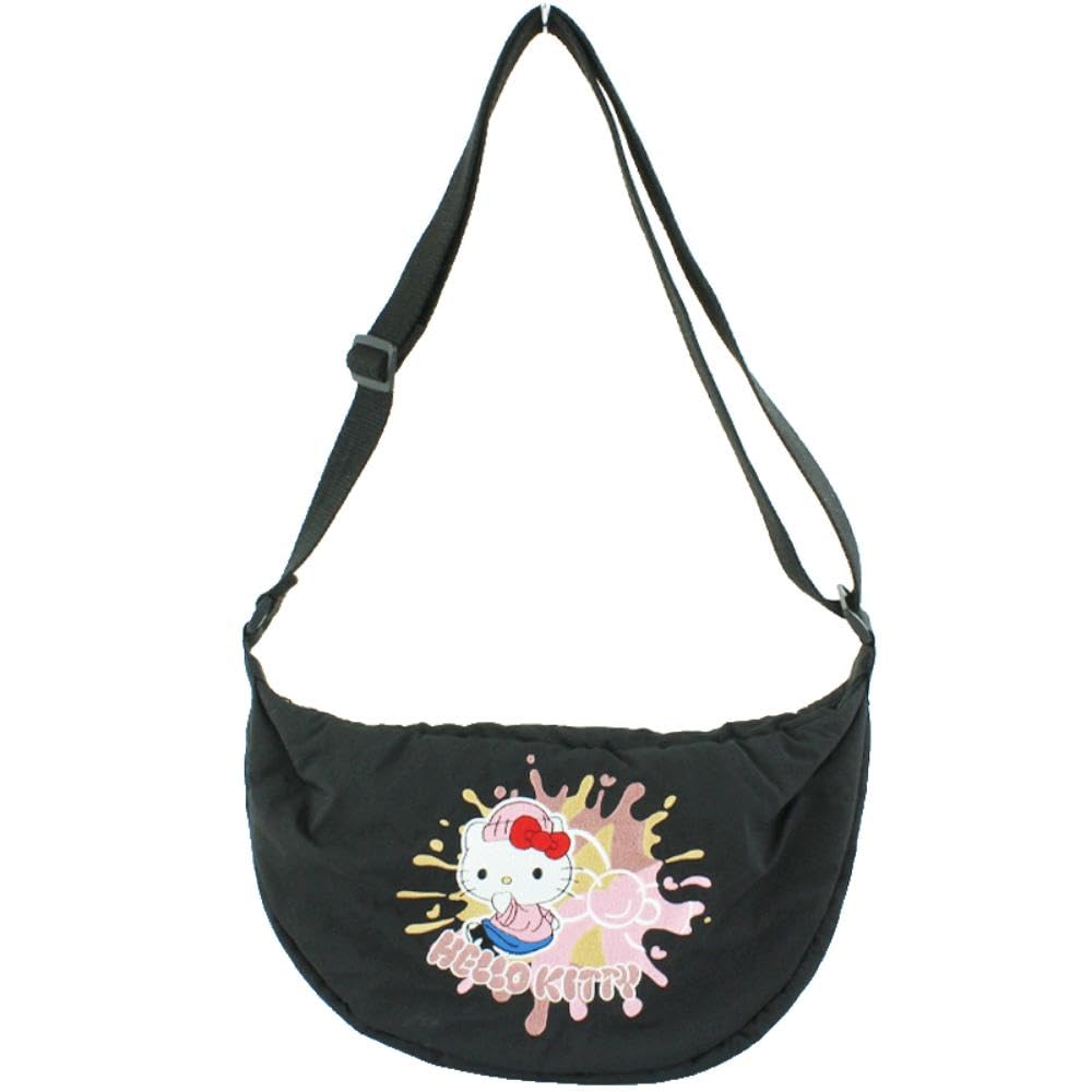 Yasuda Tsusho Embroidered Round Shoulder Hello H21 x W32 x KT801 Bag, Kitty, Size Approx. D9cm,
Yasuda Tsusho Embroidered Round Shoulder Hello H21 x W32 x KT801 Bag, Kitty, Size Approx. D9cm,