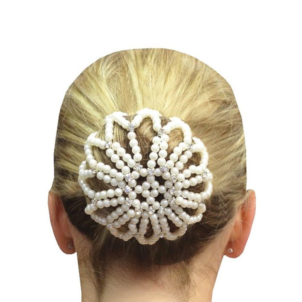 Women Ornament Elastic Crochet Dancing Snood Handmade Hair Bun Pearl Hair Nets Bun Net Headwear
Women Ornament Elastic Crochet Dancing Snood Handmade Hair Bun Pearl Hair Nets Bun Net Headwear