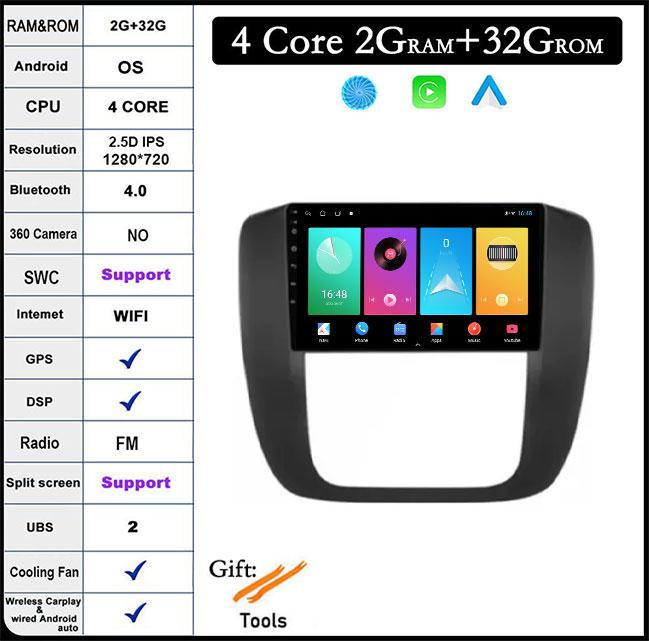 9 lnch Android 14 для GMC Yukon 3 GMT 900 Chevrolet Tahoe 3 2007 - 2014 Автомобильный Радио Мультимедийный Экран Carplay Стерео GPS IPS Авто
9 lnch Android 14 для GMC Yukon 3 GMT 900 Chevrolet Tahoe 3 2007 - 2014 Автомобильный Радио Мультимедийный Экран Carplay Стерео GPS IPS Авто
