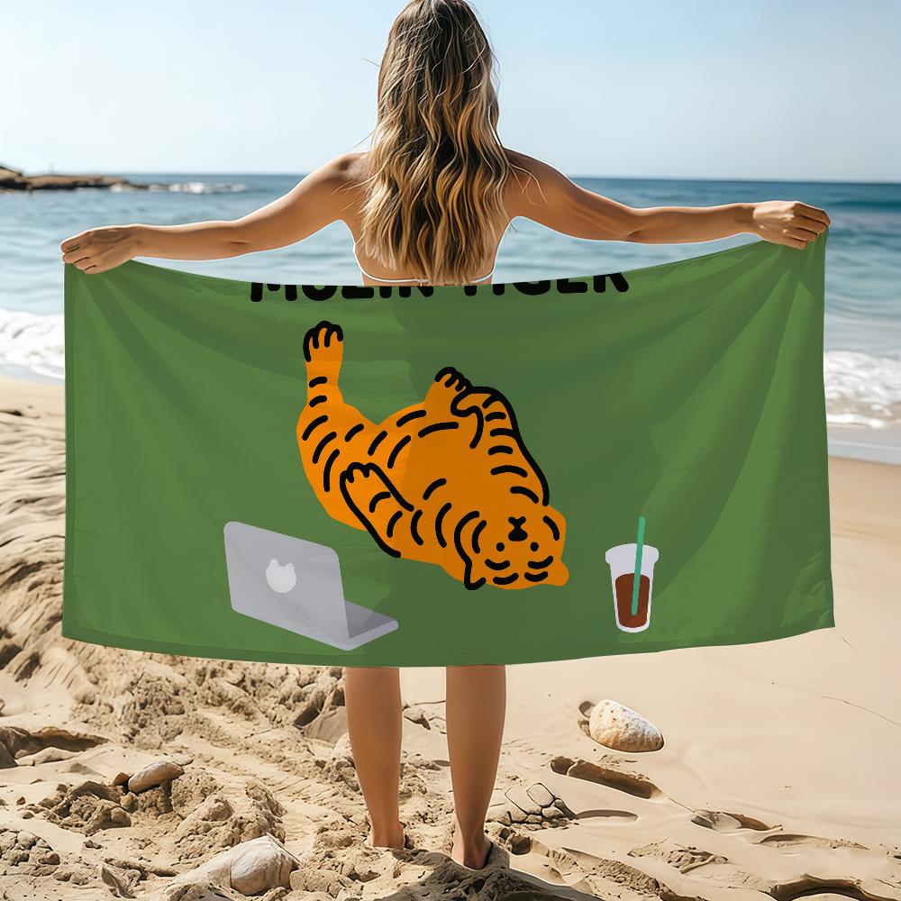 Fashion M-Muzik Luxury T-Tiger Towel Beach Towel Oversized Quick Dry Towel Absorbent Soft Swim BeachTowels for Men Women W30*H60(CM)
Fashion M-Muzik Luxury T-Tiger Towel Beach Towel Oversized Quick Dry Towel Absorbent Soft Swim BeachTowels for Men Women W30*H60(CM)